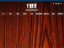 Tablet Screenshot of everybodysbrewing.com